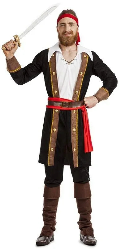 Disfraces en Pareja de Piratas con Abrigo Negro Piratas Disfraces Simon