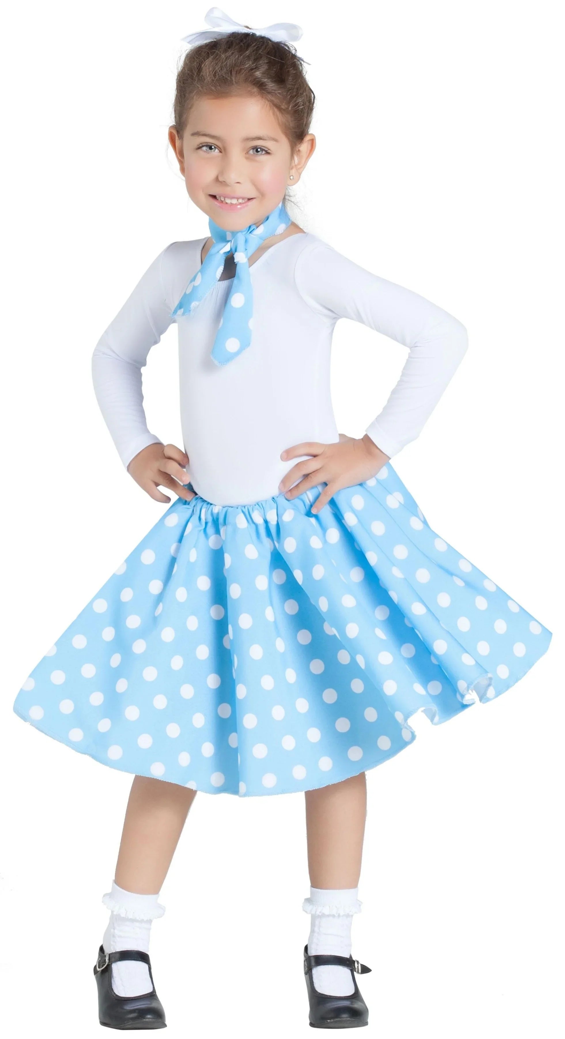 Disfraces para Grupo de Chica Años 50 con Lunares Grease - Años 40 y 50 Disfraces Simon