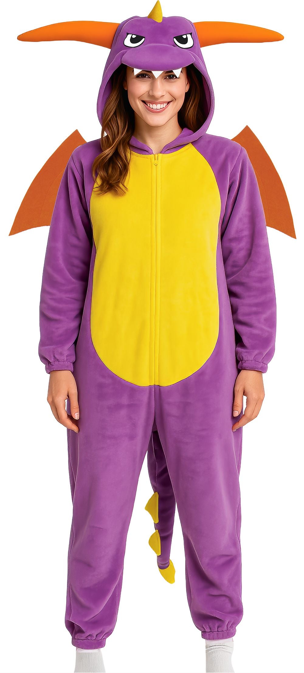 Disfraz de Dragón Morado Unisex