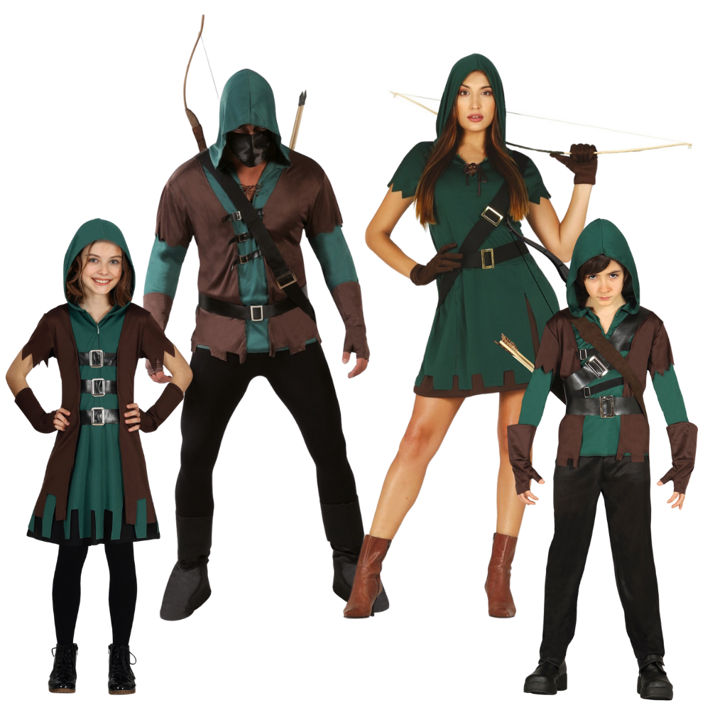 Disfraces para Grupo de Arquero del Bosque