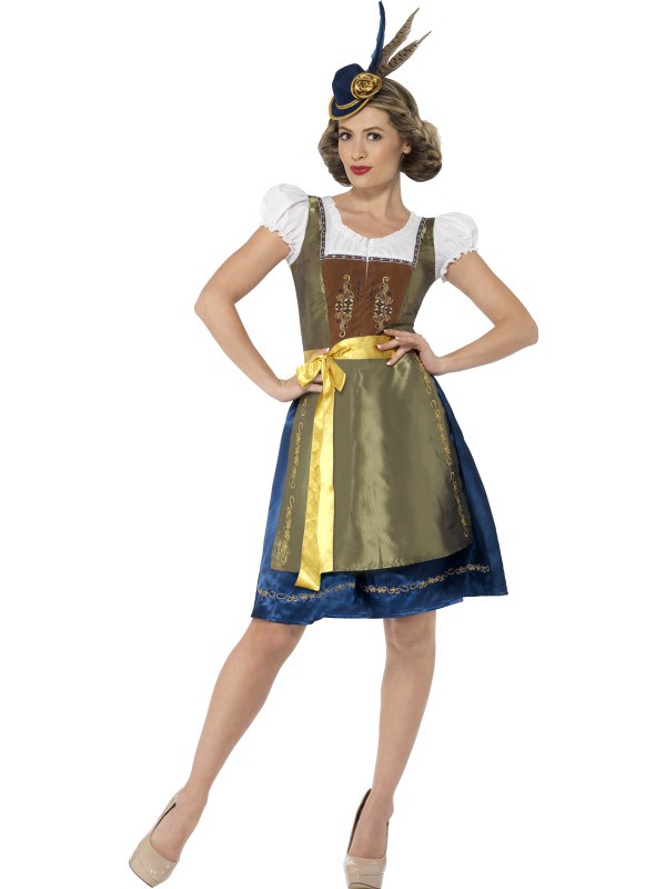 Disfraz de Tirolesa Premium para Mujer Tiroleses Oktoberfest Smiffys