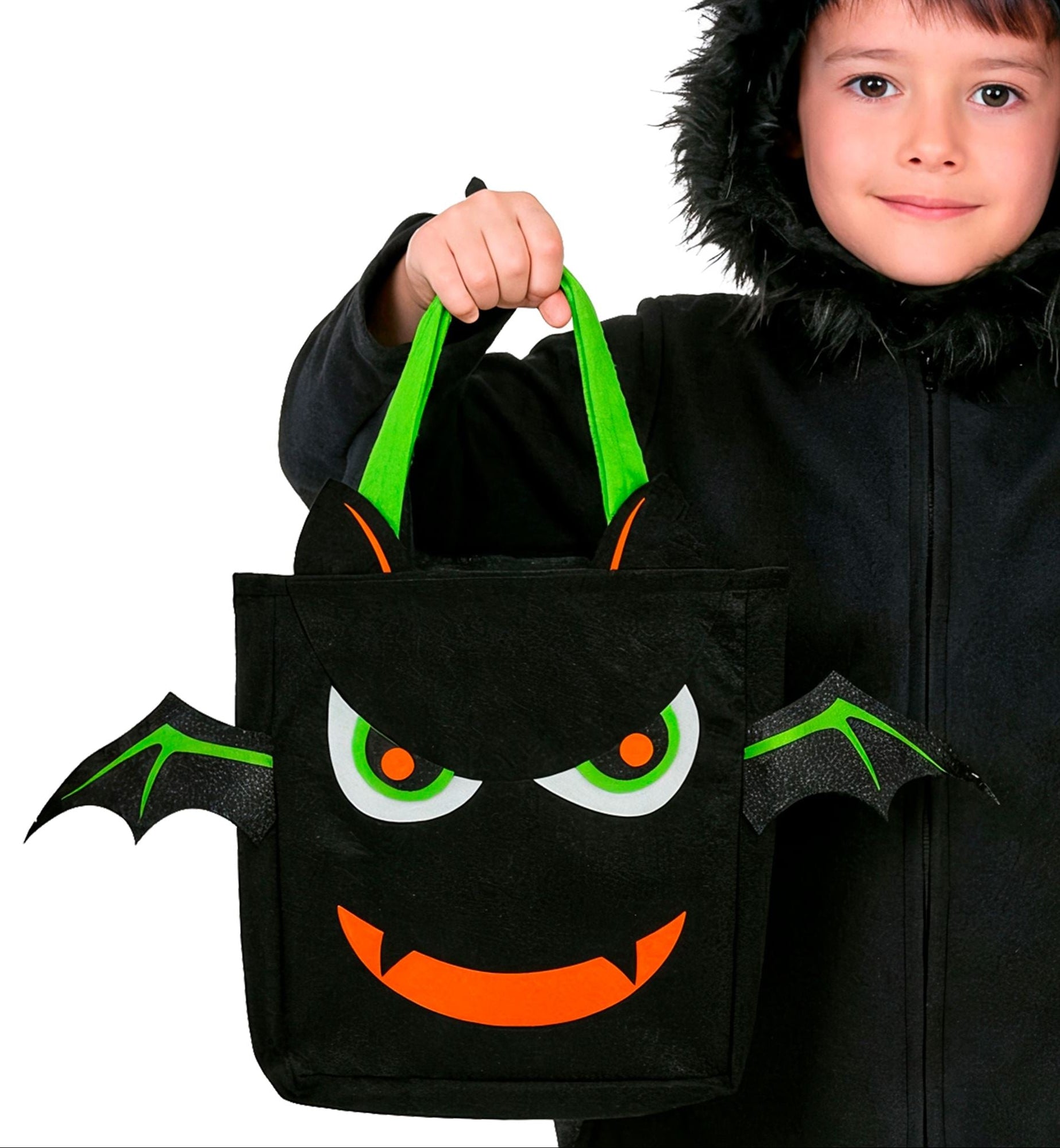 Bolso Halloween "Truco o Trato" de Murciélago Infantil
