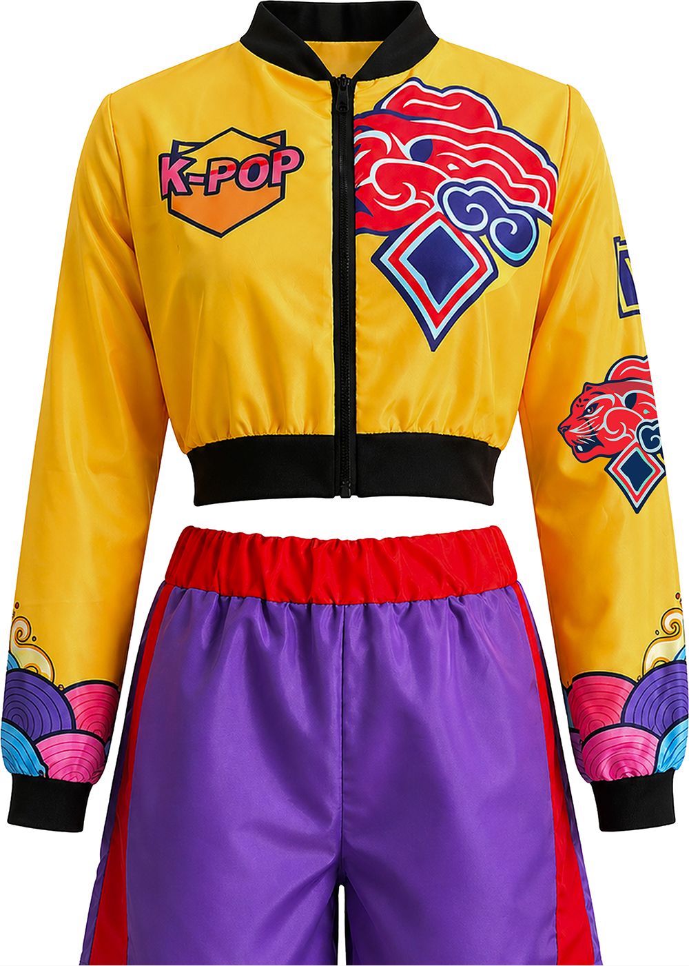 Disfraz de Rumi Basic Bomber K-pop para Mujer