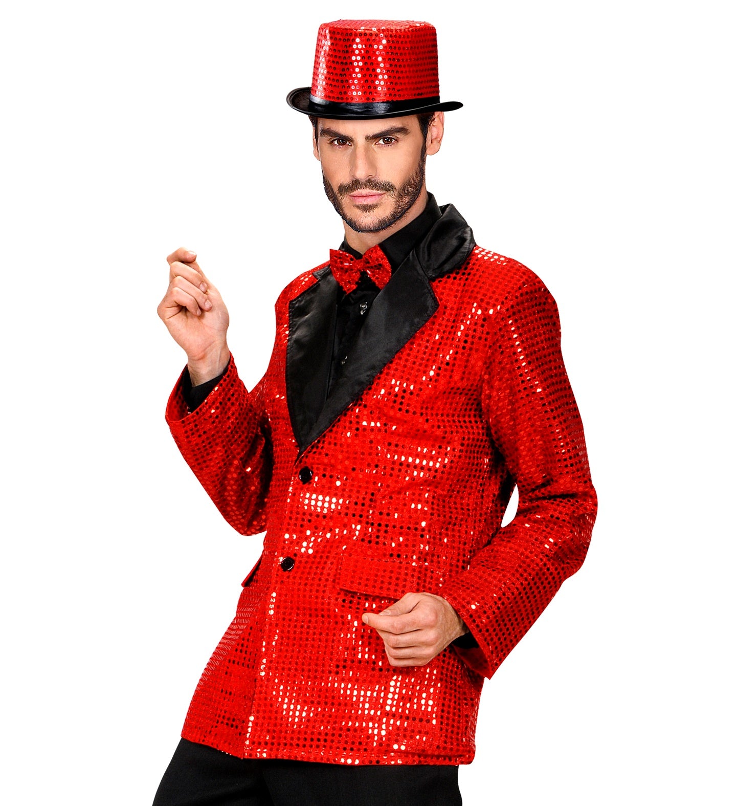 Chaqueta de Lentejuela en rojo COMPLEMENTOS Widmann