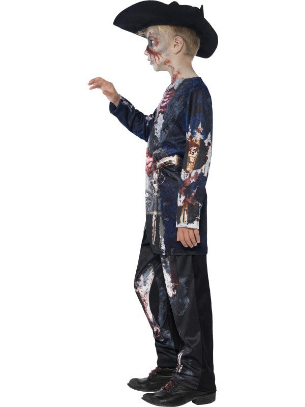 Disfraz de Pirata Zombie para Niño Halloween Infantiles Smiffys