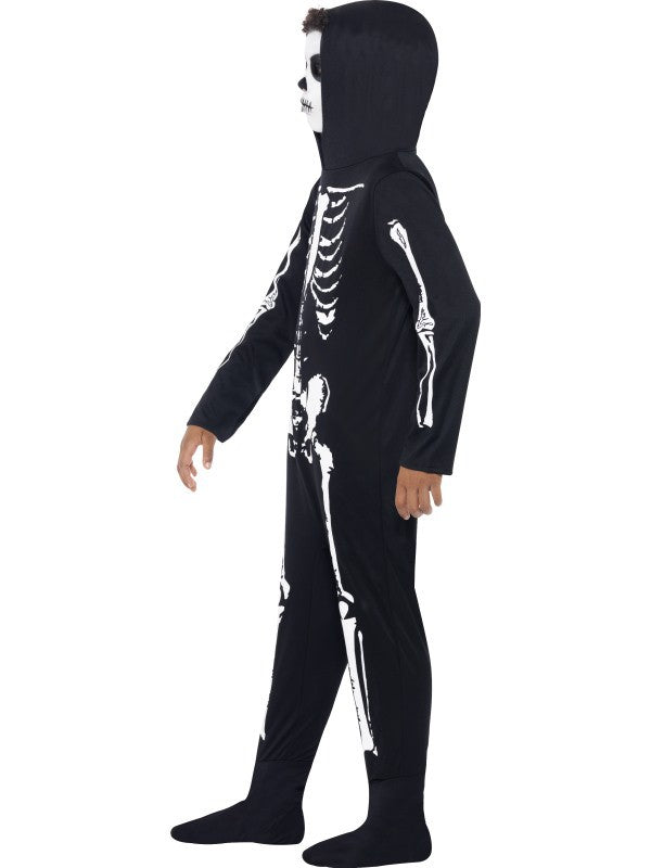 Disfraz de Esqueleto con Capucha para Niño Halloween Infantiles Smiffys