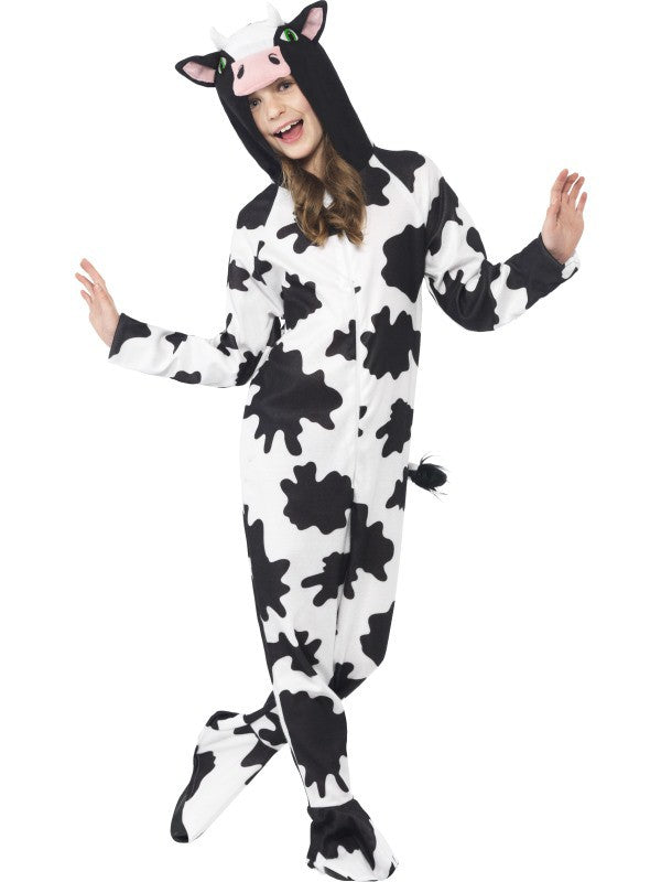 Disfraz de Vaca Unisex para Niños Animales Infantiles Smiffys