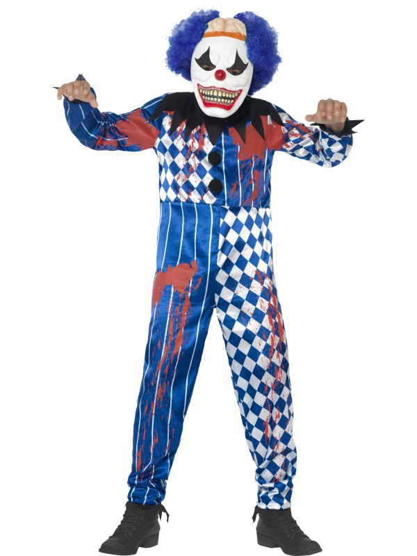 Disfraz de Payaso Terrorífico con Careta Halloween Infantiles Smiffys