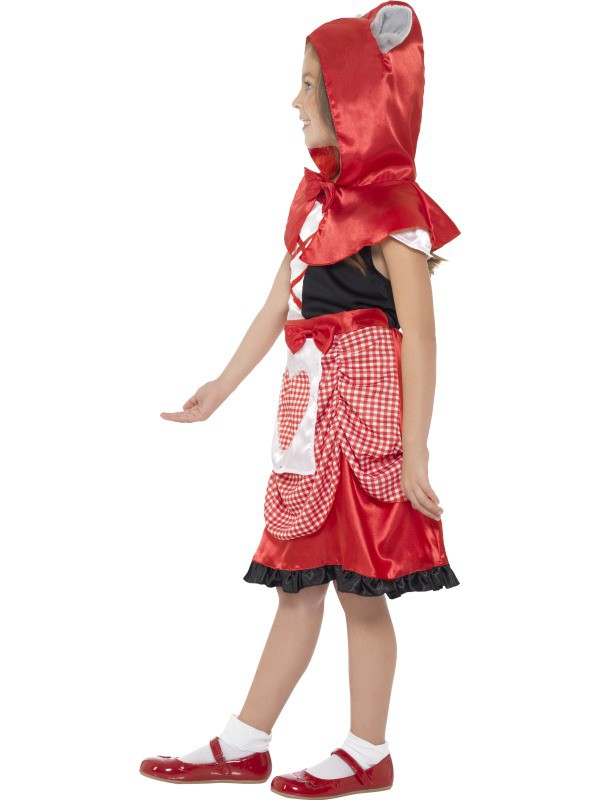 Disfraz de Caperucita Roja con Orejas de Lobo INFANTILES Smiffys