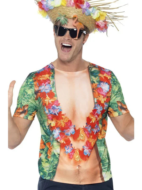 Camiseta Hawaiana para Hombre Camisetas Disfraz Smiffys