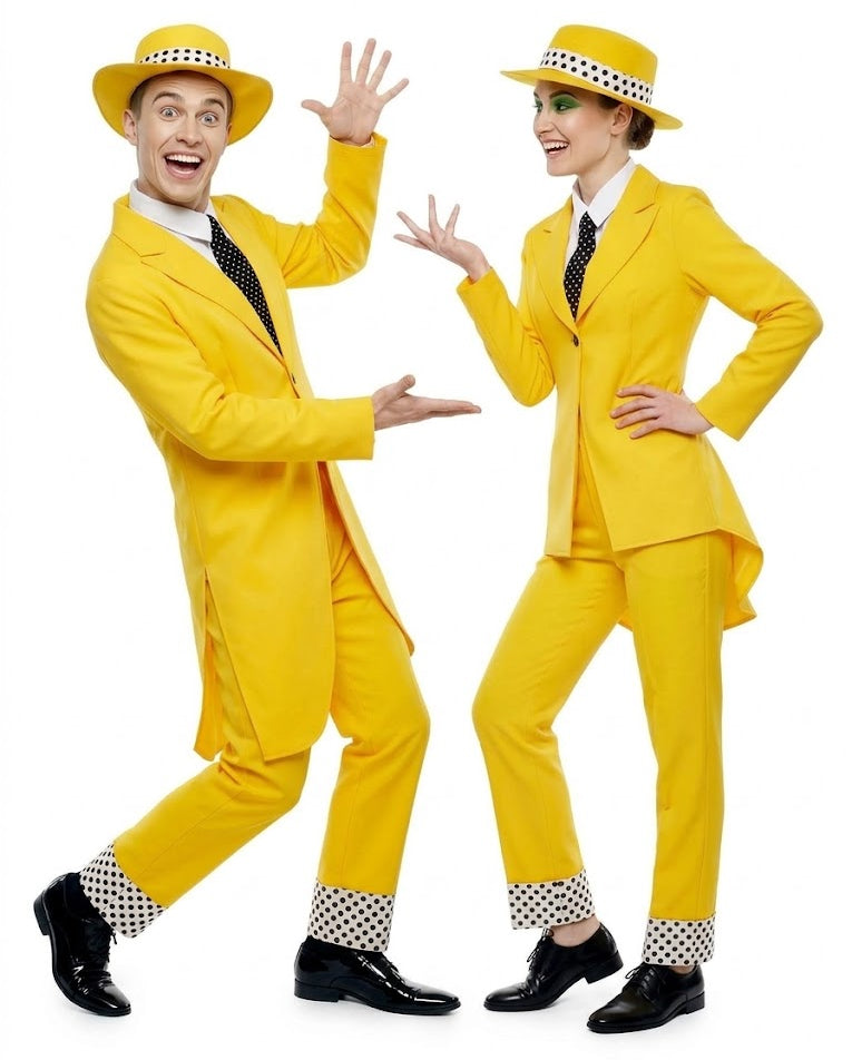 Disfraces en Pareja de Trajes Amarillo