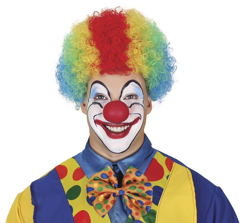 Pelucas de Payaso con Rizos en Colores