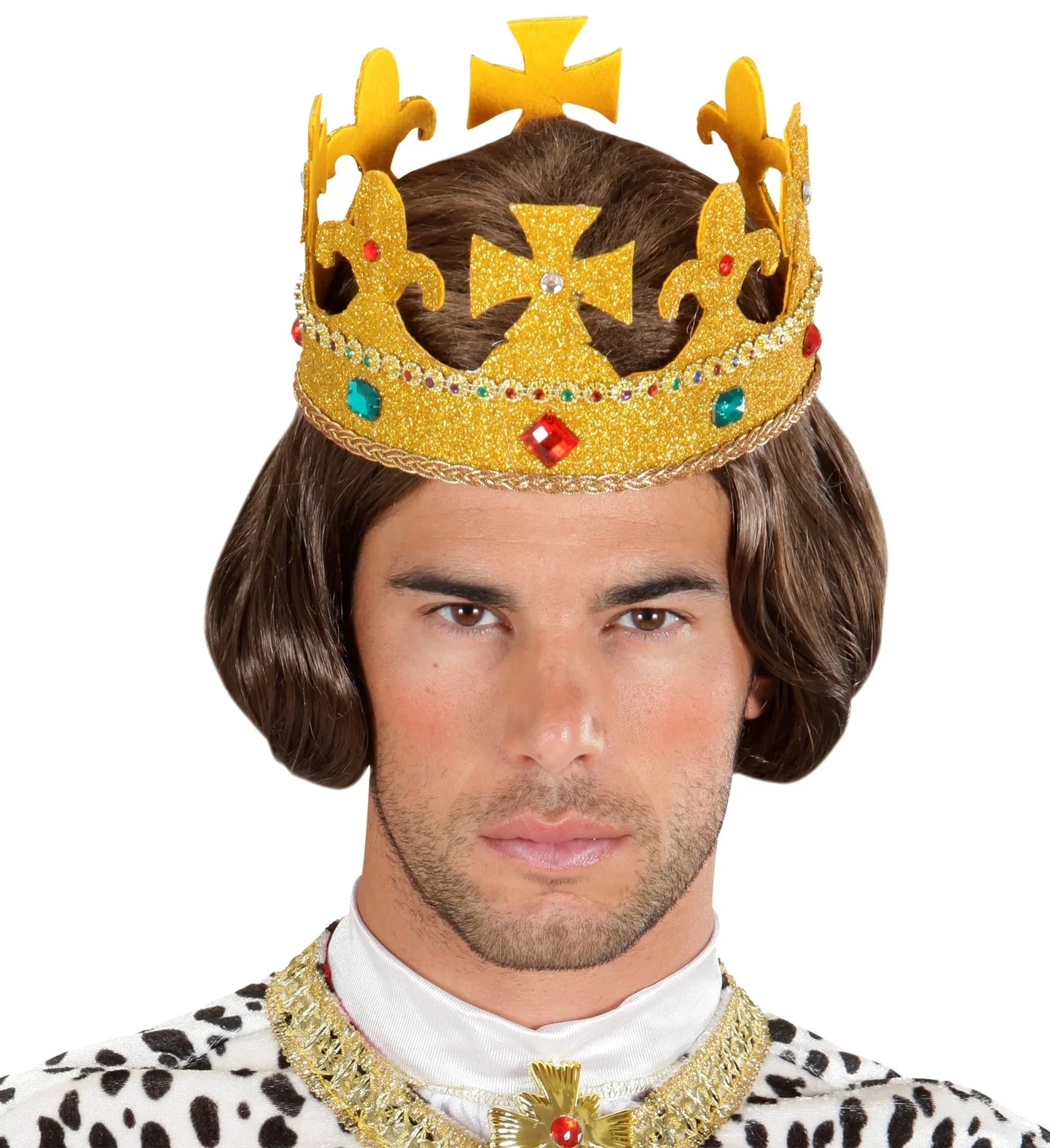 Corona Dorada de Lame y Fieltro COMPLEMENTOS Widmann