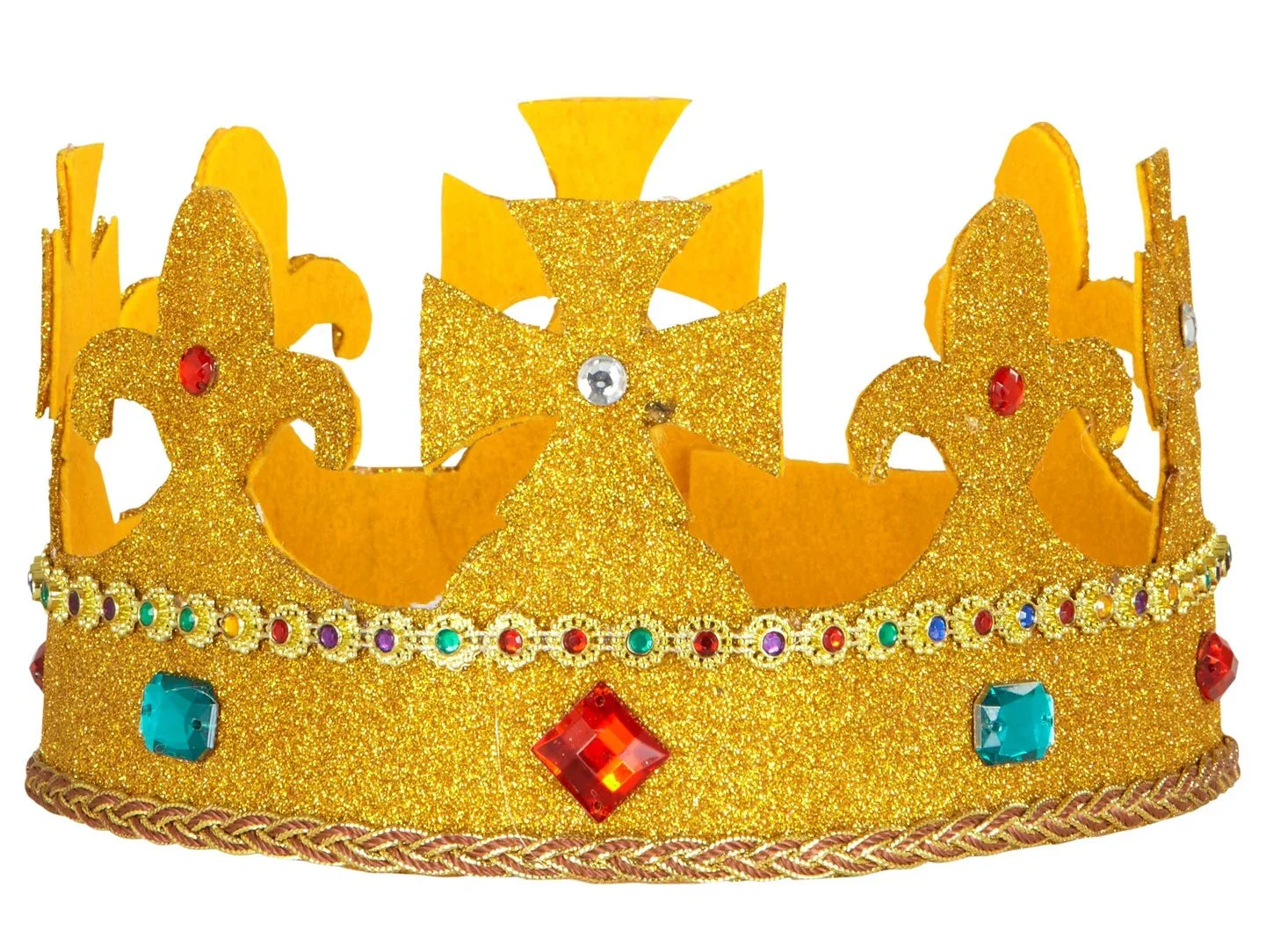 Corona Dorada de Lame y Fieltro COMPLEMENTOS Widmann