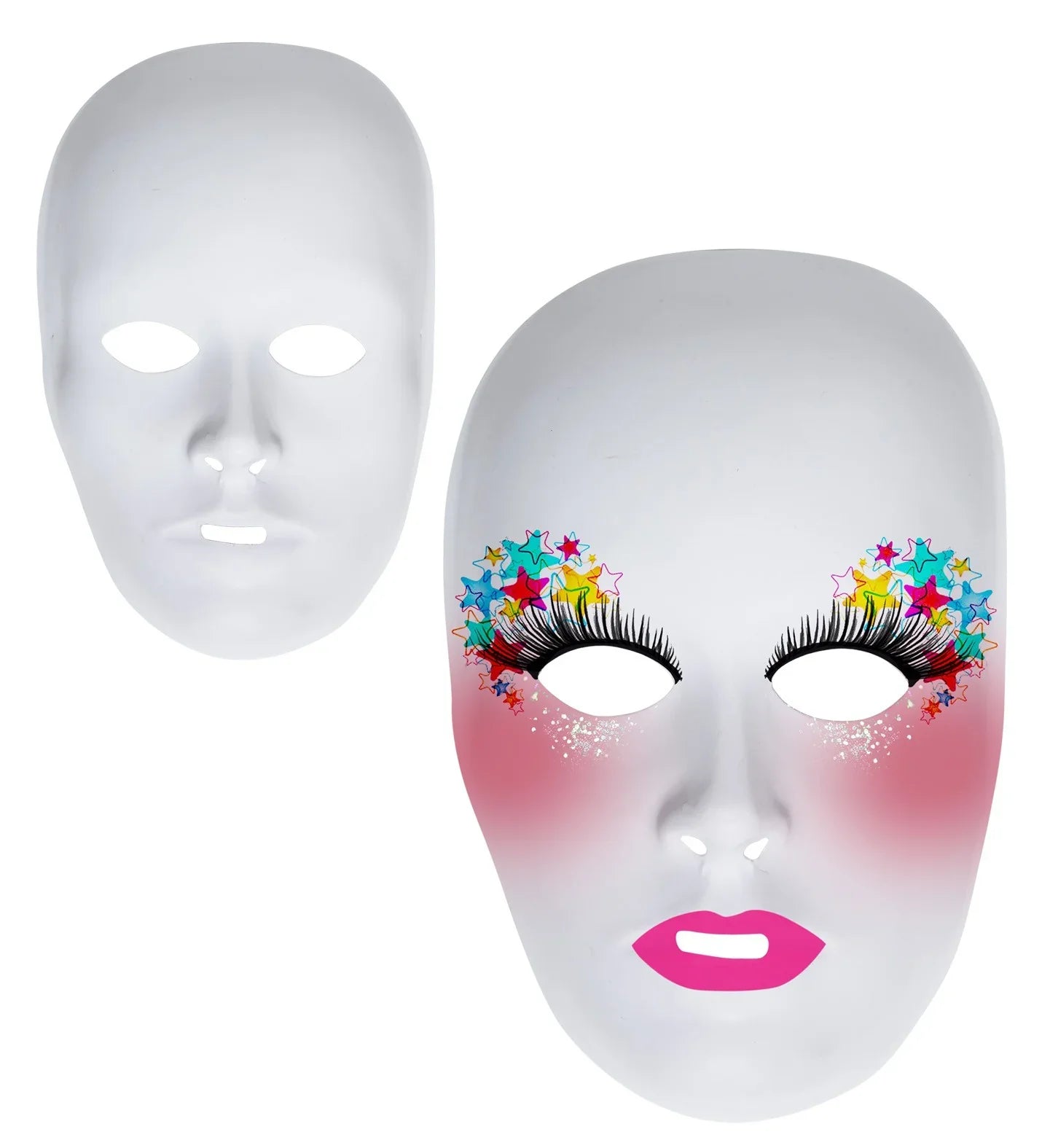 Máscara Blanca para Pintar Máscaras y Caretas Widmann