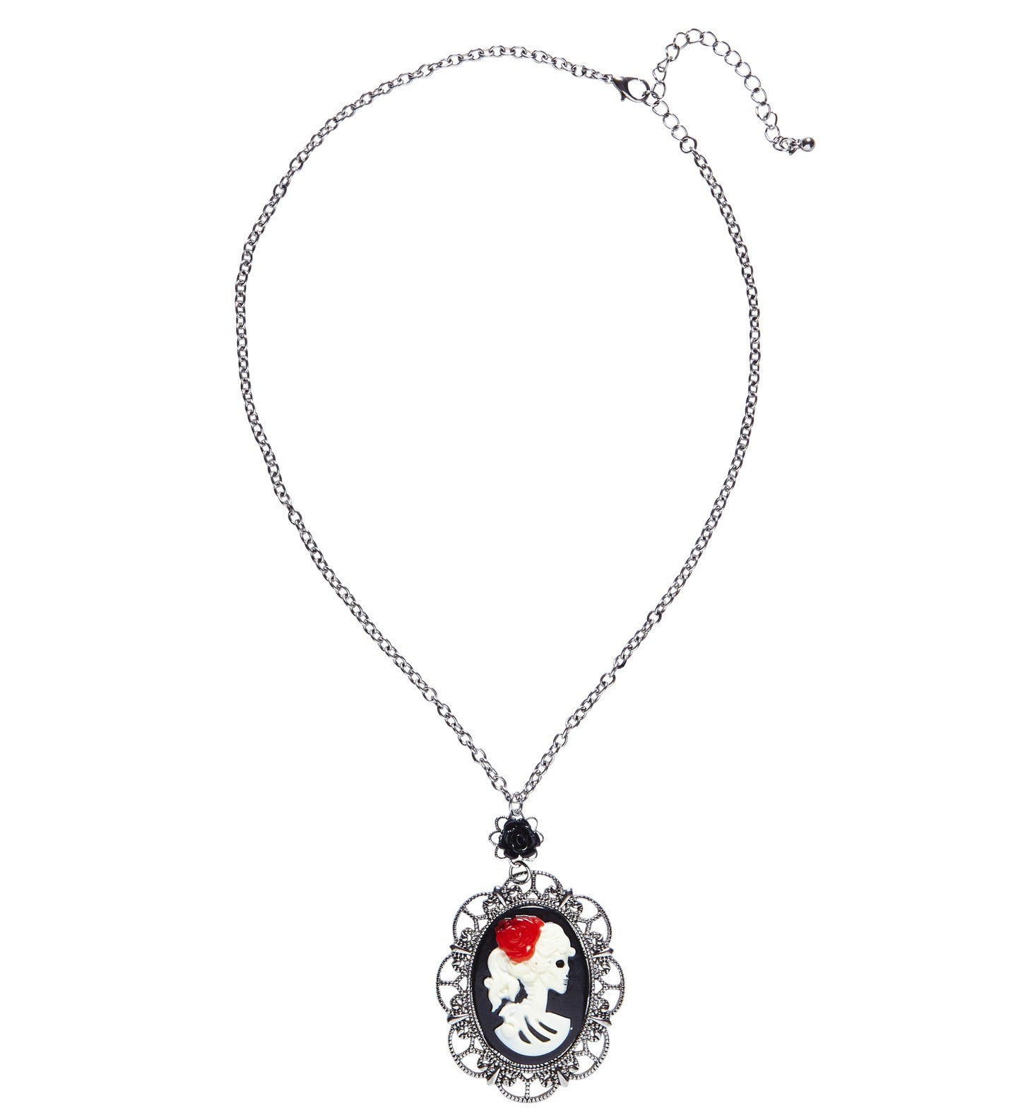 Collar con Camafeo de Esqueleto Joyas y Bisutería Widmann