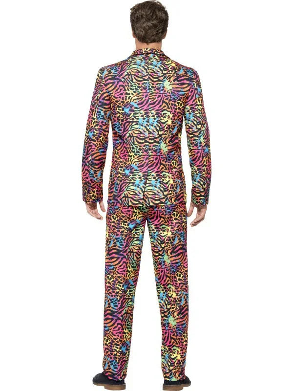 Traje Neón Salvaje Años 80 para Hombre Trajes Originales Smiffys