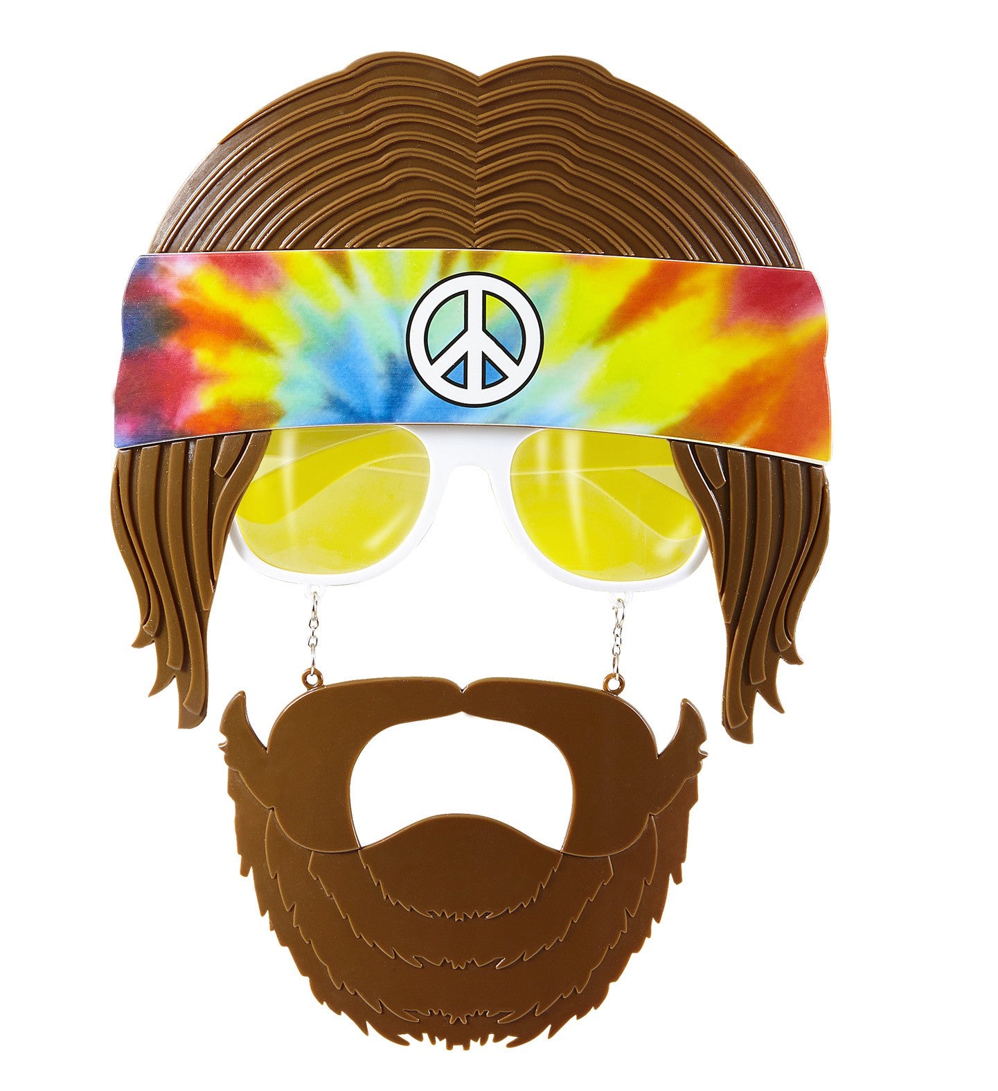Gafas de Hippie para Photocall Gafas Widmann