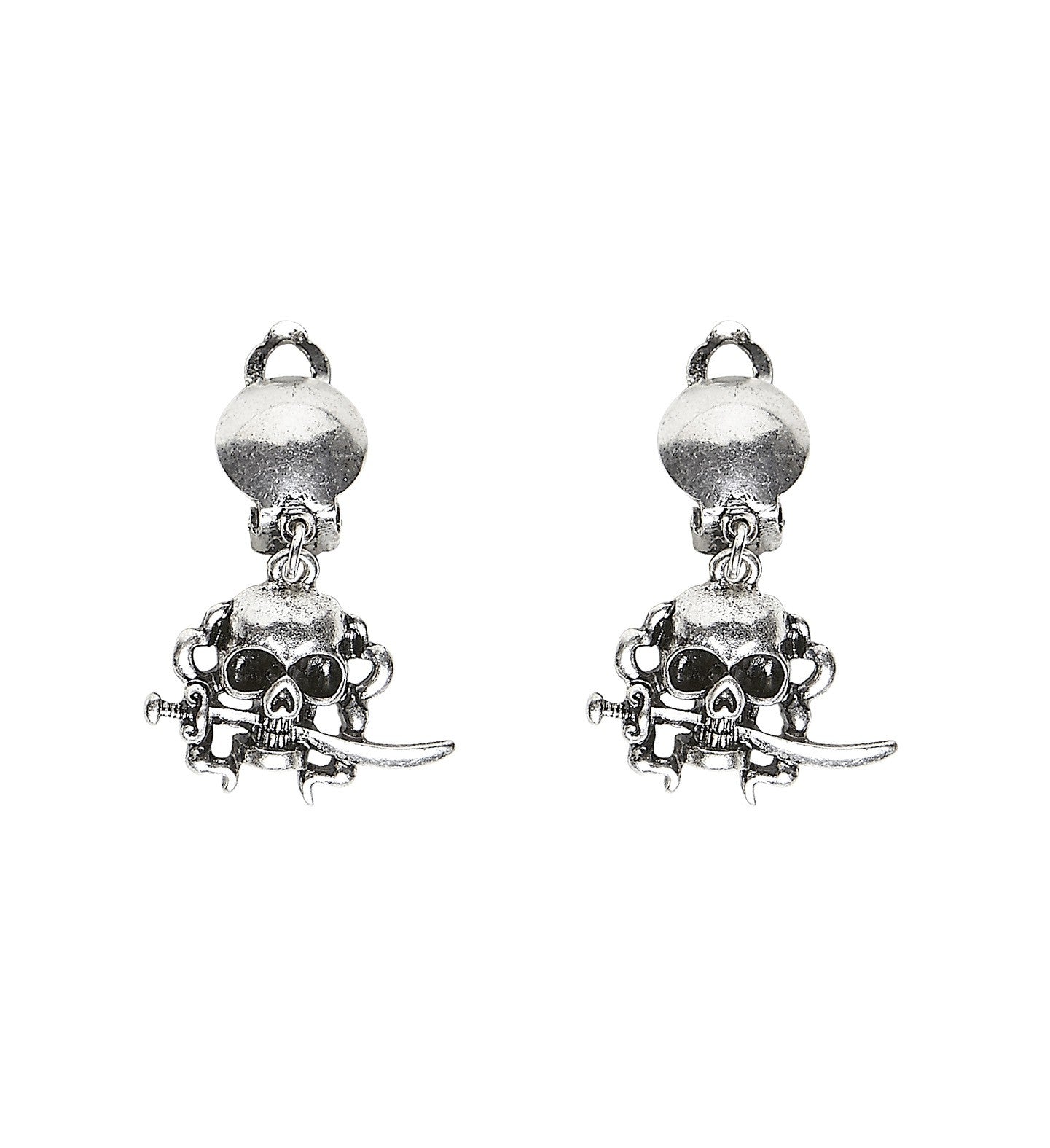 Pendientes de Pirata con Calavera Joyas y Bisutería Widmann