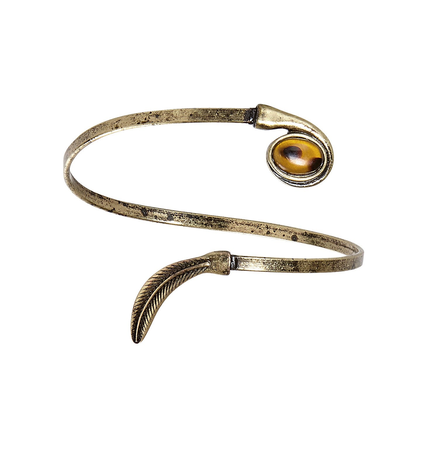 Brazalete Dorado con Gema Joyas y Bisutería Widmann