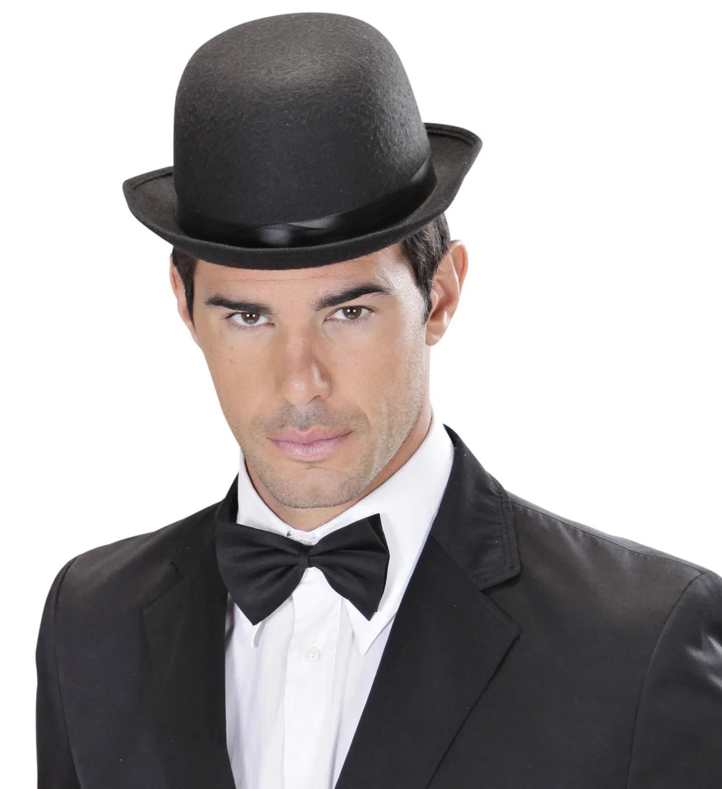 Bombín negro Premium Sombreros y Gorros Widmann