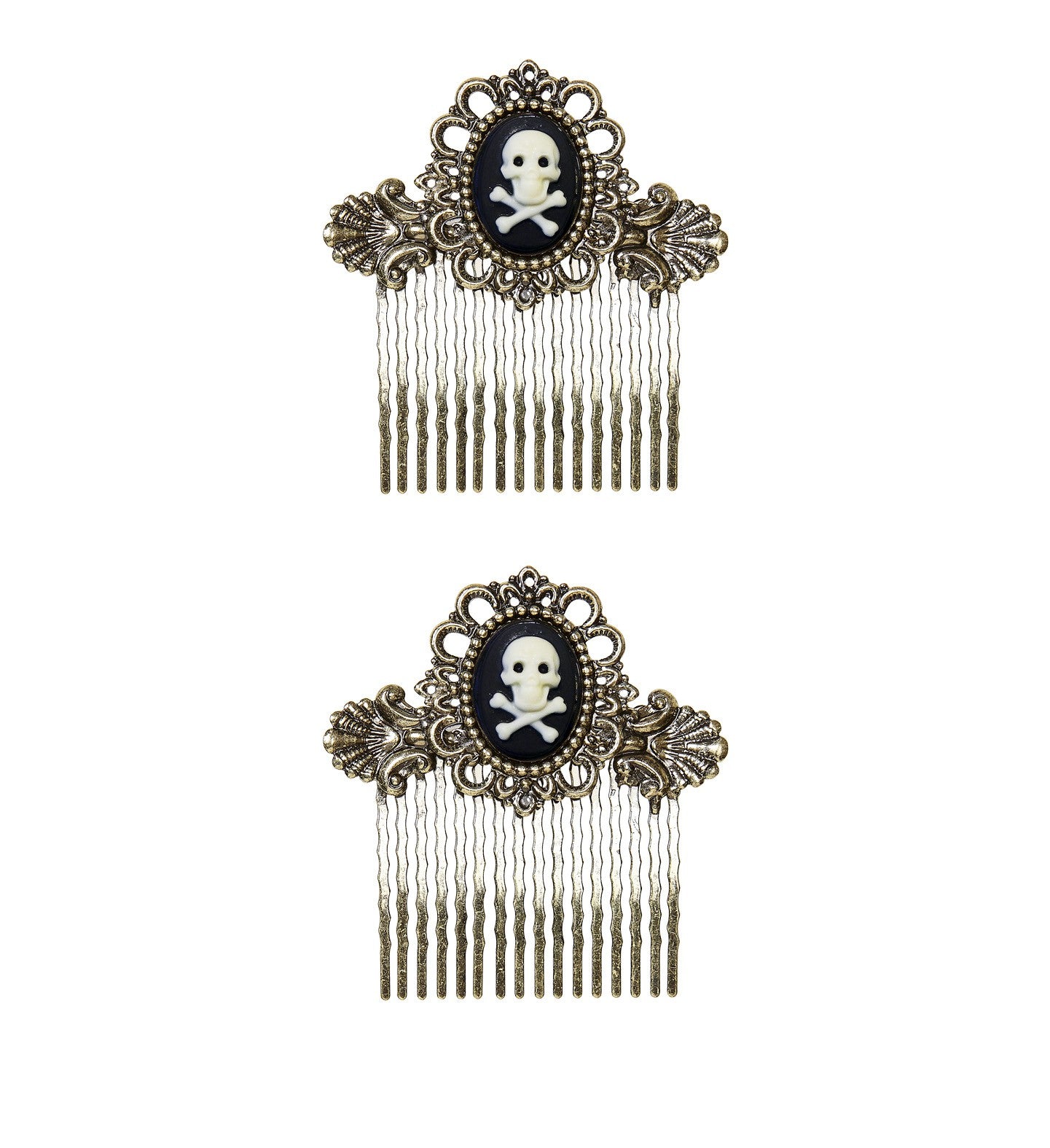 Peineta Pirata con Calaveras COMPLEMENTOS Widmann
