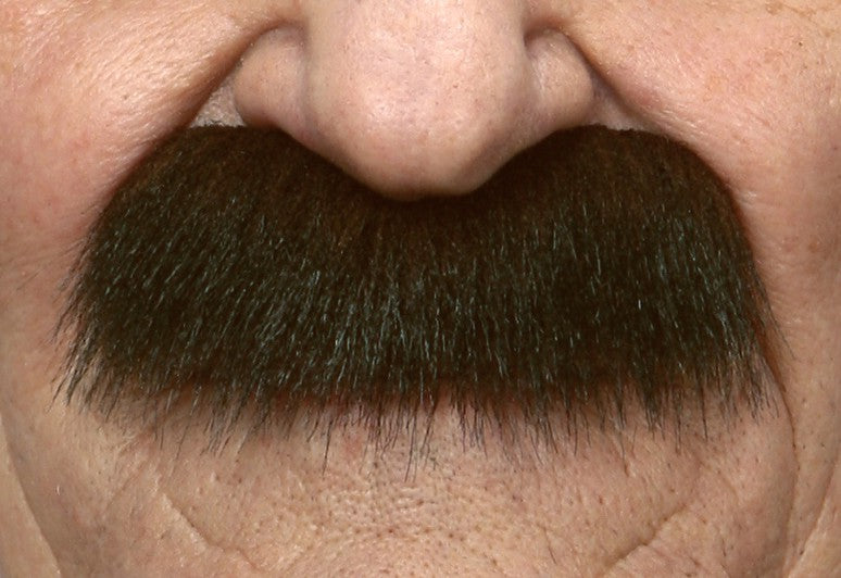 Bigote poblado castaño oscuro Barbas y Bigotes Viving