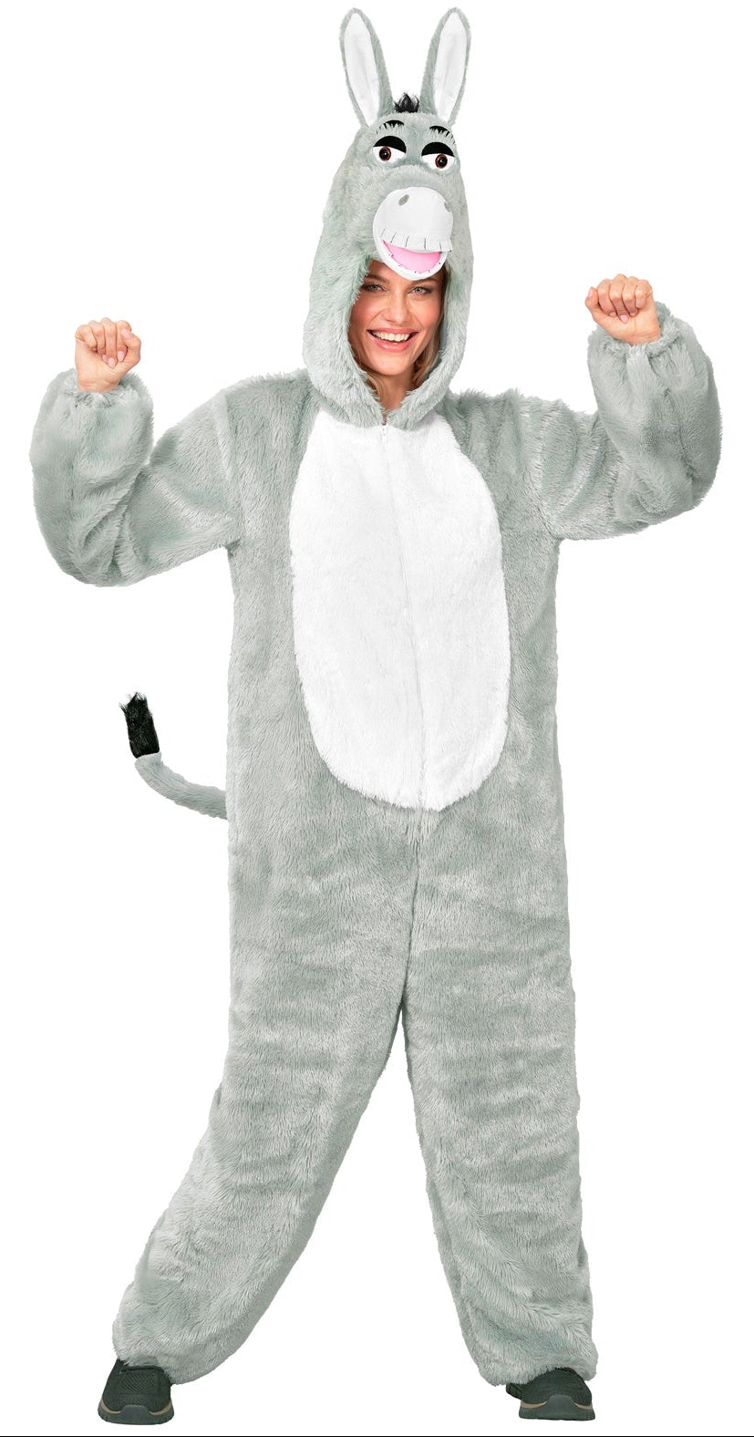 Disfraz Asno de Peluche Suave para Adulto