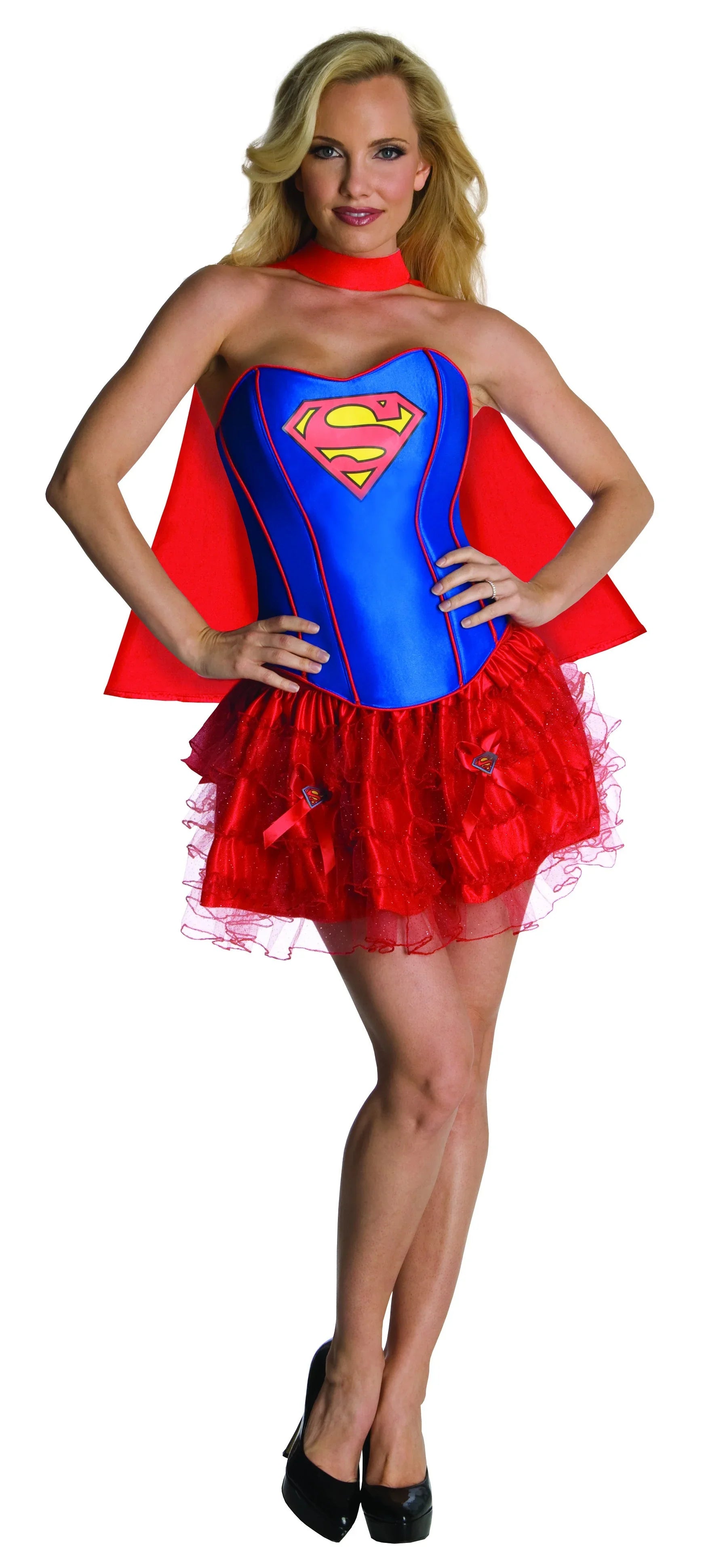 Disfraz de Supergirl con Corset Superhéroes Rubies