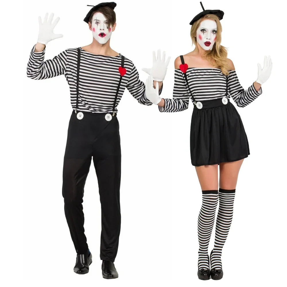 Disfraces en Pareja de Mimos Cómicos Mimo Disfraces Simon