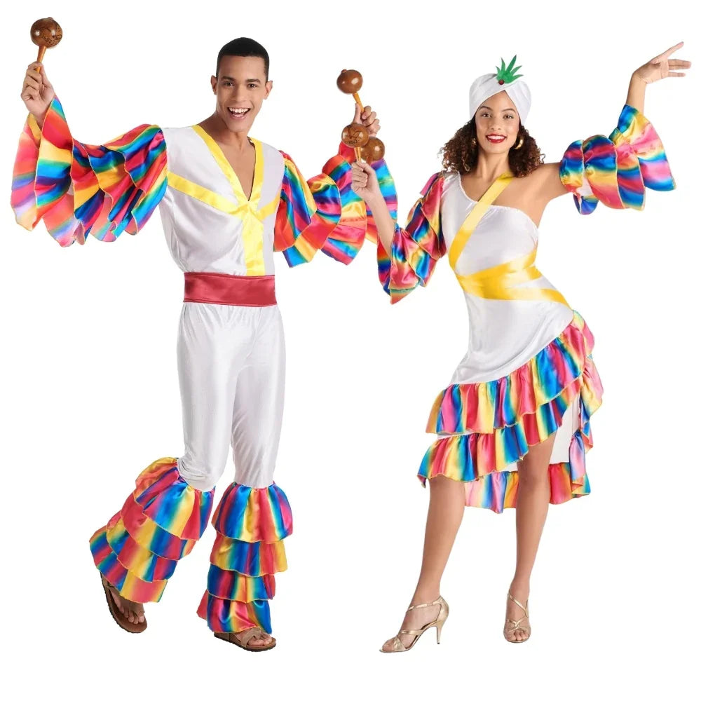 Disfraces en Pareja de Rumberos Blancos Rumberos y Caribeños Disfraces Simon