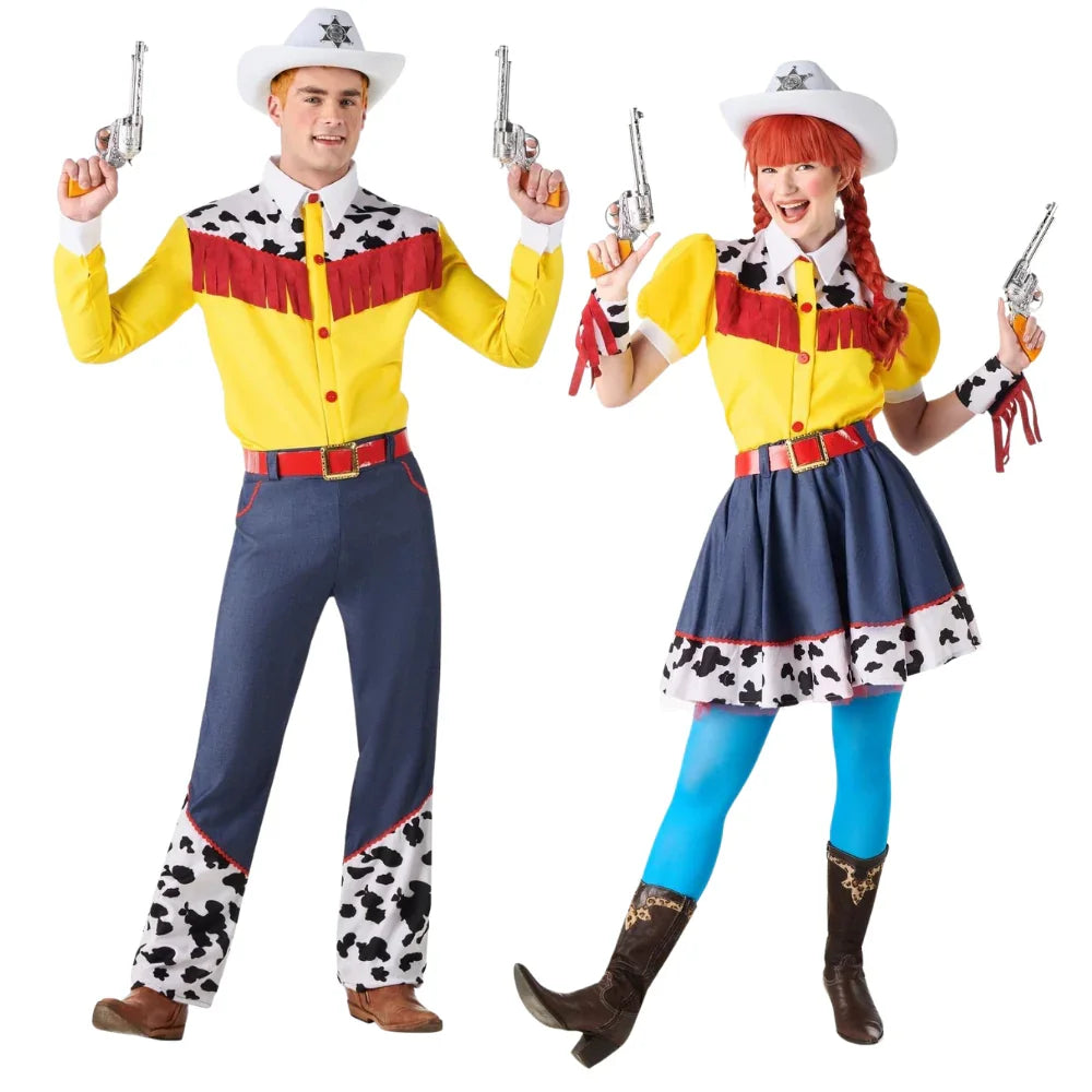 Disfraces en Pareja de Vaqueros de Rodeo Vaquero Disfraces Simon