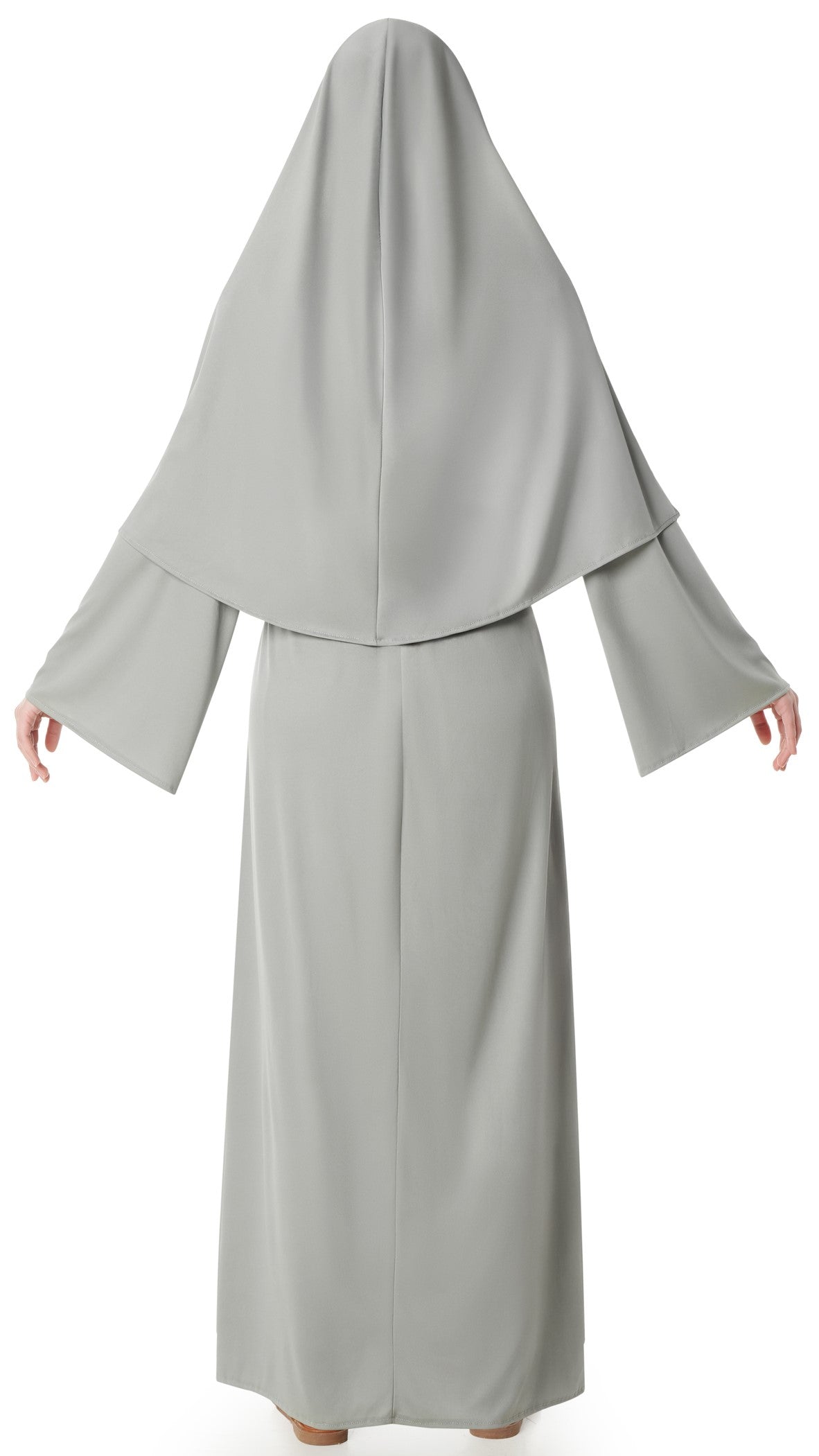 Disfraz de Monja Terrorífica Gris para Mujer Monjas Kimokawaii
