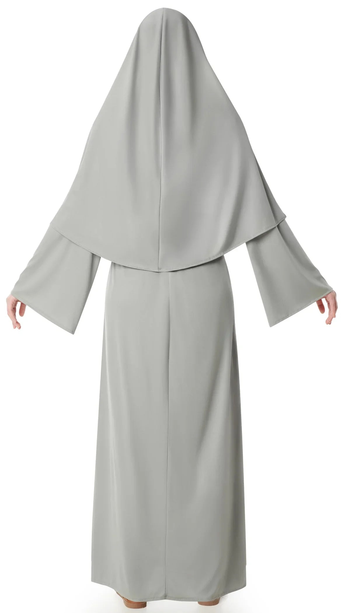 Disfraz de Monja Terrorífica Gris para Mujer Monjas Kimokawaii