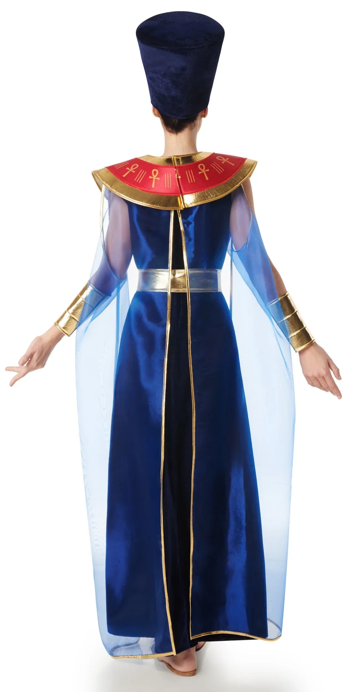 Disfraz de Faraona Egipcia Elegante Azul para Mujer Egipcios Kimokawaii