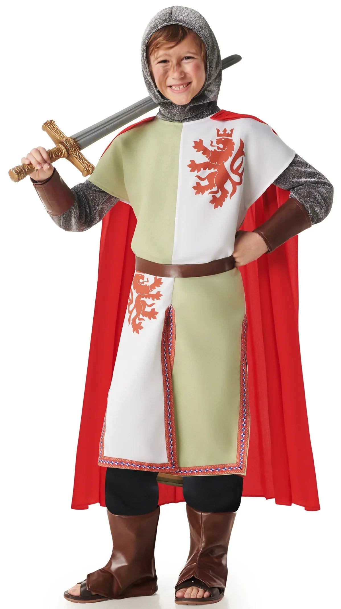 Disfraz de Caballero Medieval Noble Infantil Caballeros y Cruzados Medievales Kimokawaii