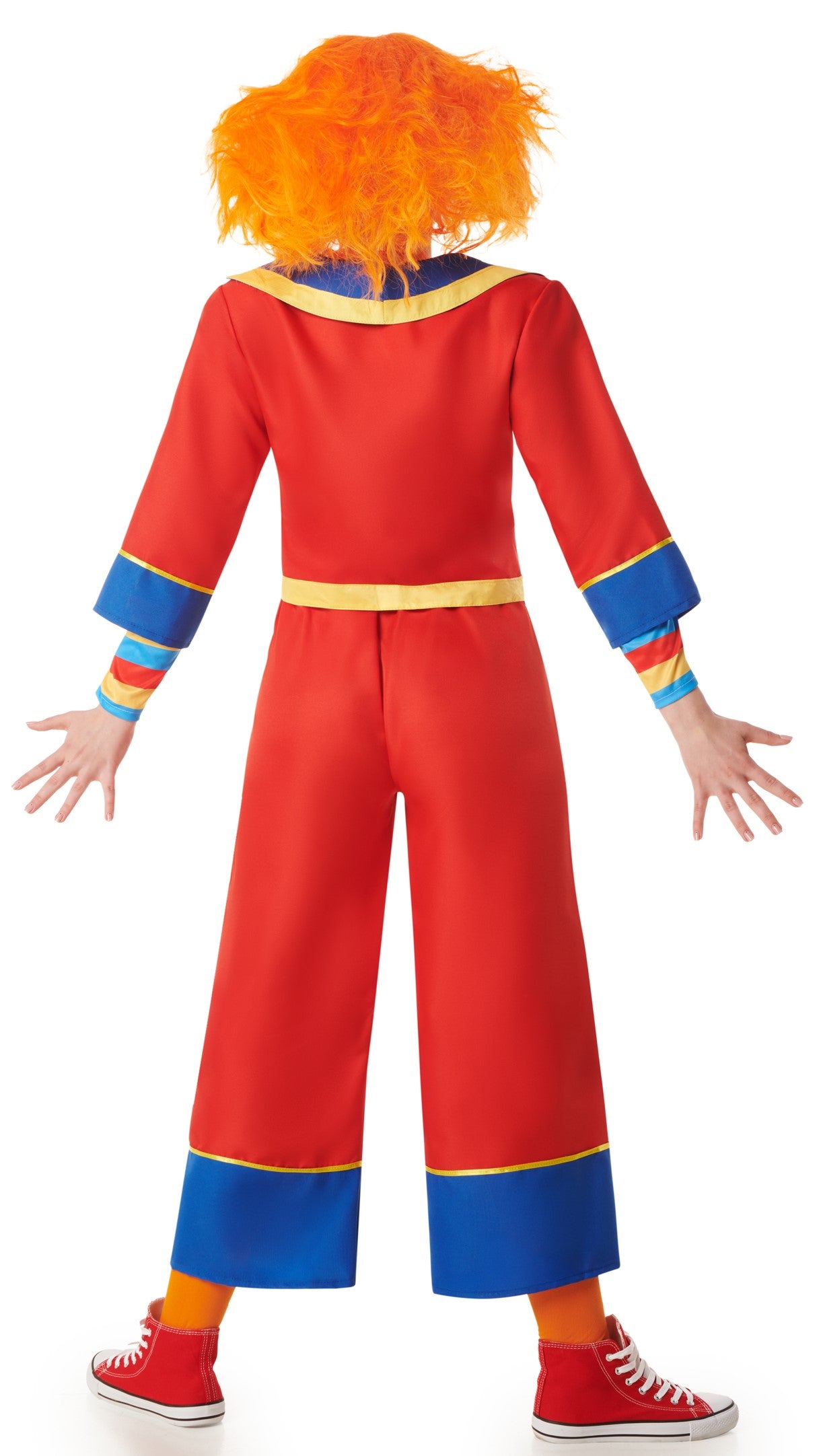 Disfraz de Payasa Multicolor con Chaqueta para Mujer