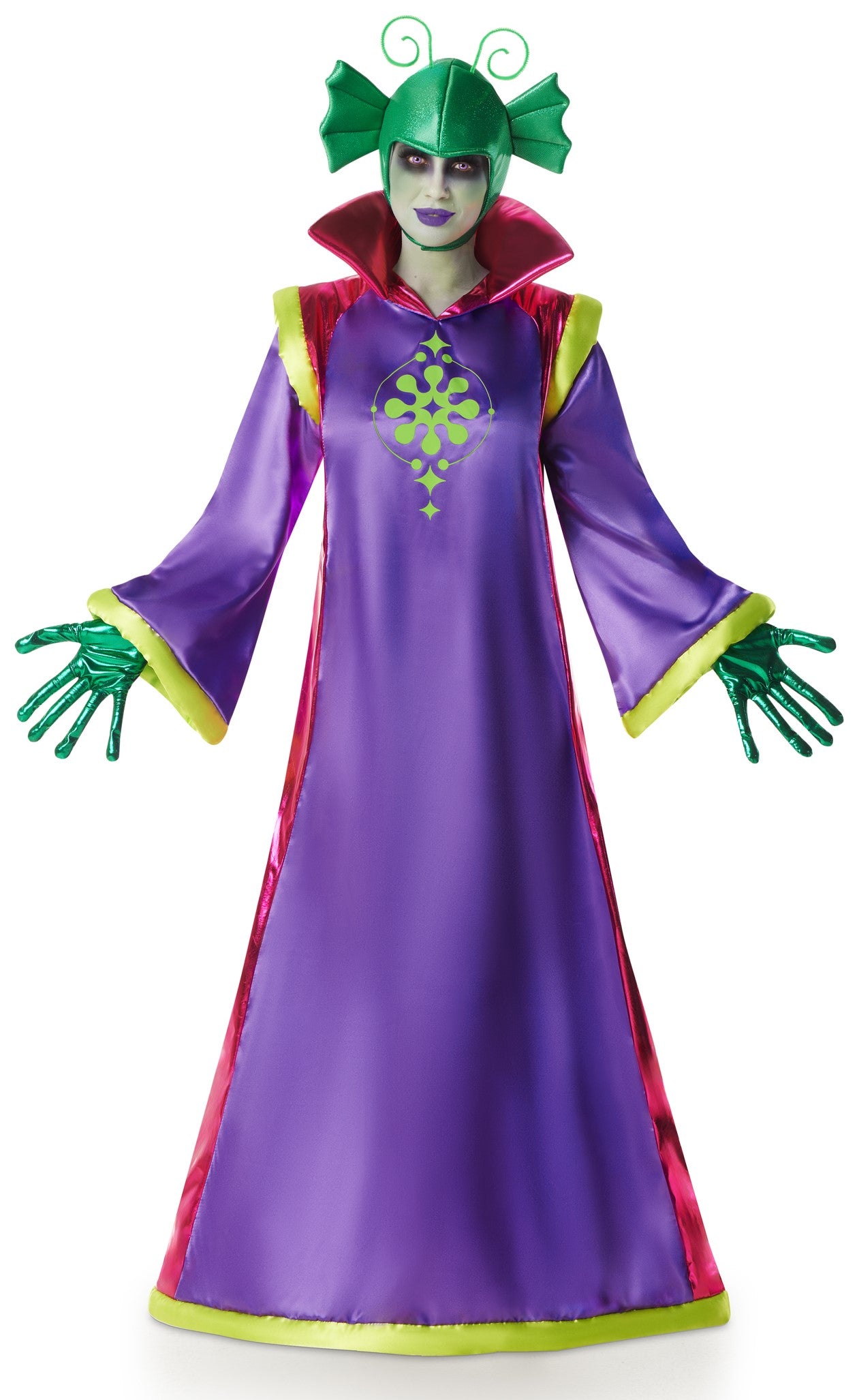 Disfraz de Extraterrestre Morado para Mujer