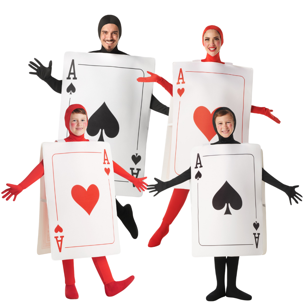 Disfraces para Grupo de As de Picas y Corazones