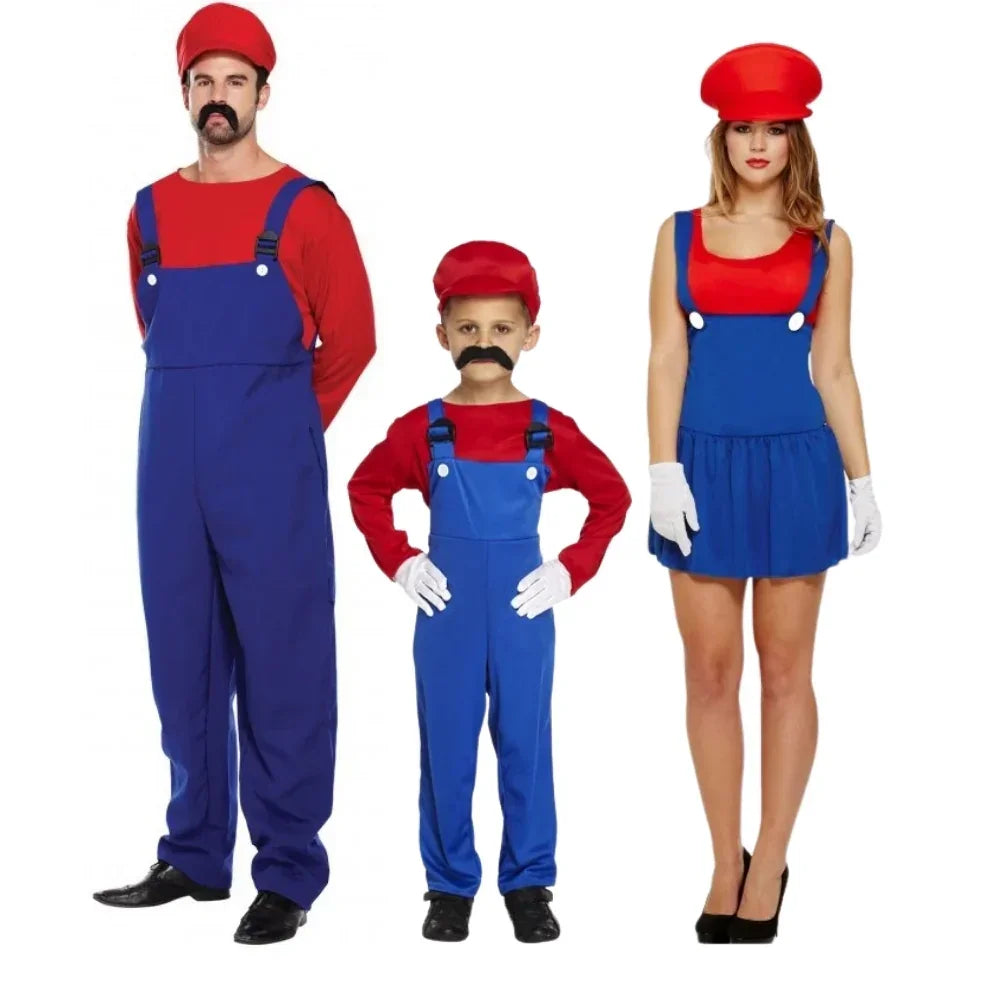 Disfraces para Grupo de Mario Super Mario Bros y Luigi Disfraces Simon