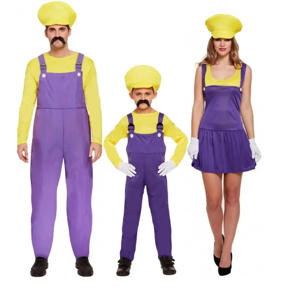 Disfraces para Grupo de Wario Super Mario Bros y Luigi Disfraces Simon