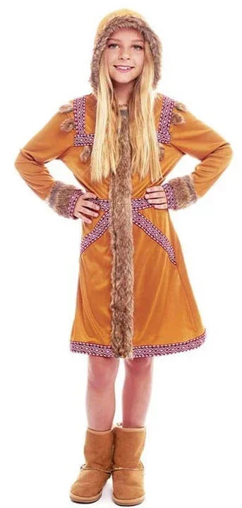 Disfraces para Grupo de Esquimal del Polo Norte Marrón Esquimal Disfraces Simon