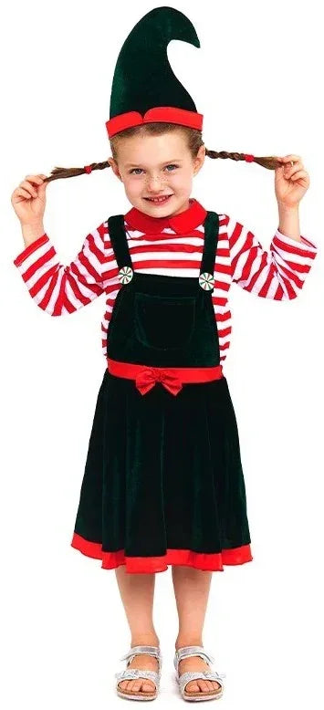 Disfraces para Grupo de Elfos Navideños con Peto Elfos Navideños Disfraces Simon