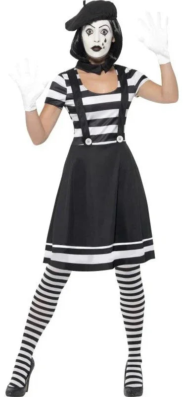 Disfraces en Pareja de Mimos con Kit de Maquillaje Mimo Disfraces Simon