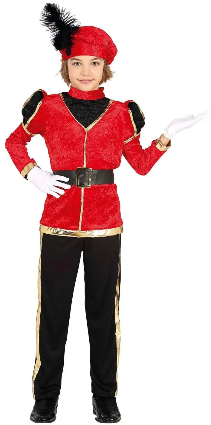 Disfraz de Paje Rojo para Carnaval y Fiestas Infantiles Disfraz de Paje Rojo para Carnaval y Fiestas Infantiles