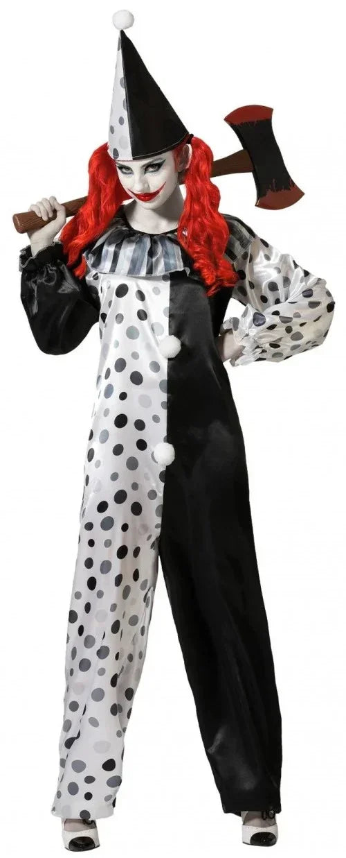 Disfraces en Pareja de Payaso Asesino Blanco y Negro Payasos Asesinos Disfraces Simon