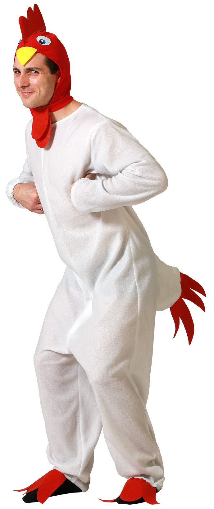 Disfraz de Gallo Blanco para Hombre Animales Atosa