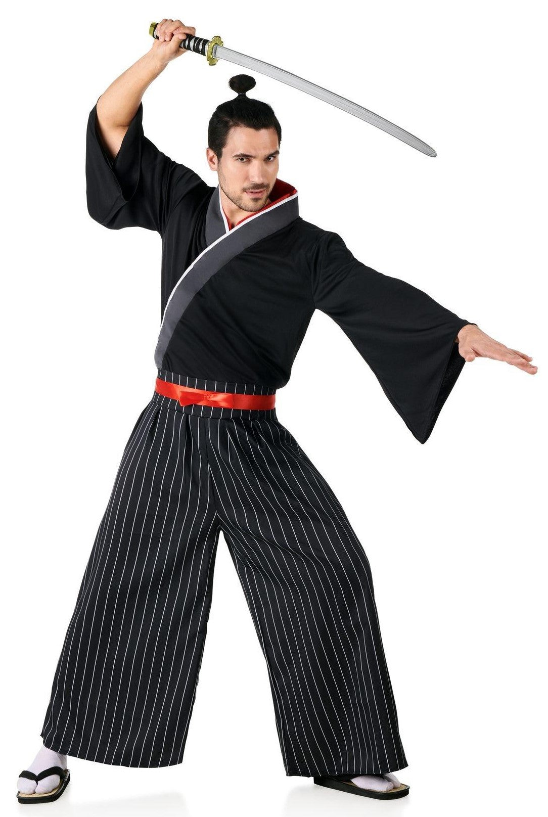 Disfraces en Pareja de Samurái y Geisha Negros Orientales Disfraces Simon