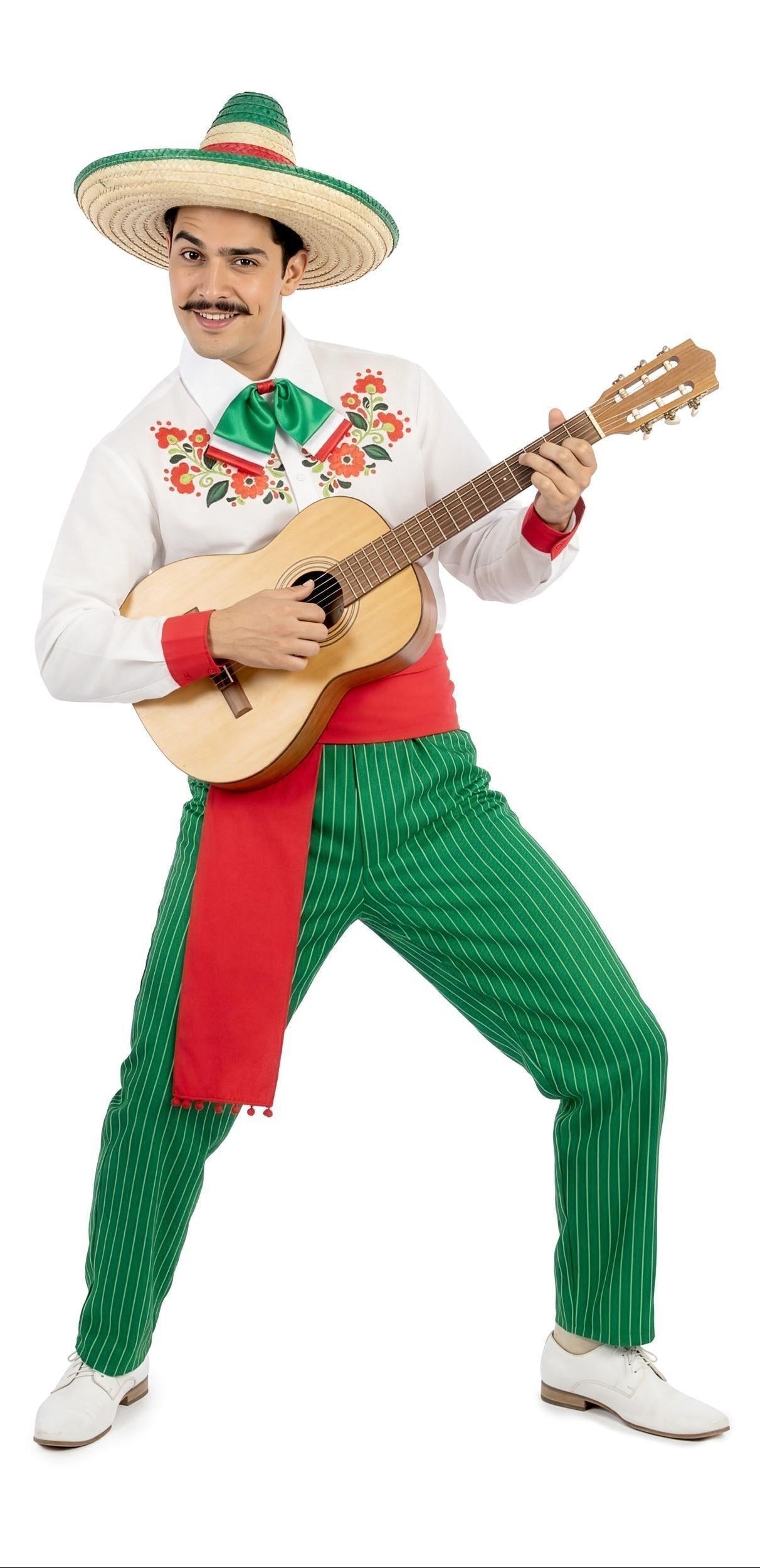 Disfraz Mexicano en Color Verde para Hombre