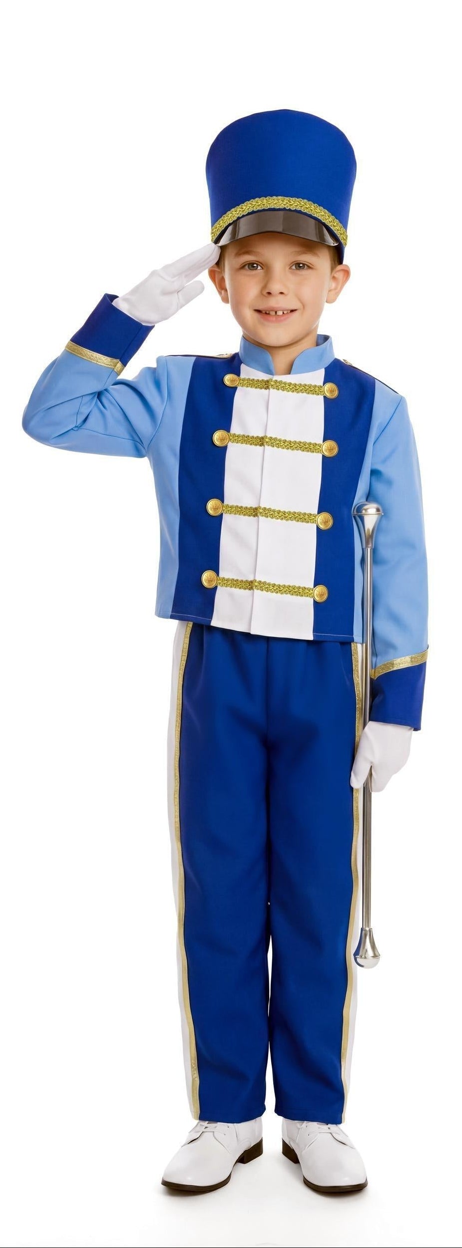 Disfraz Majorette Azul para Niño